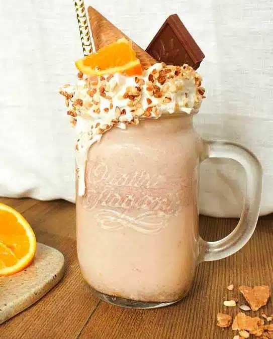 Milch-Orangen-Shake