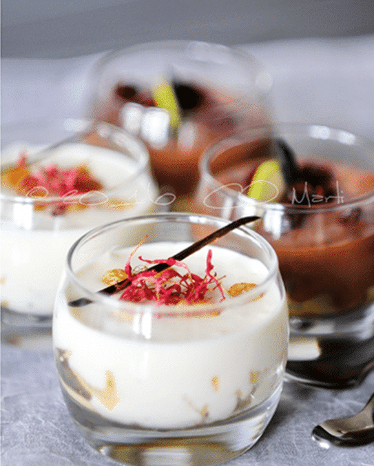 White chocolate mousse