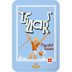 Boîte chocolat Swiss Vintage, La Randonnée, 250g